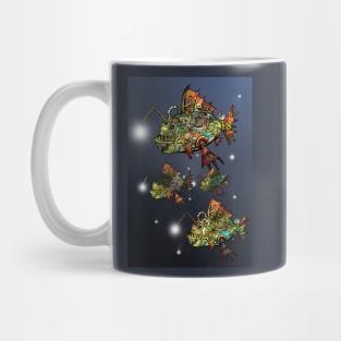 Steampunk Deep Sea Fish #5 Mug